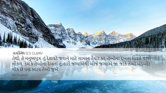 હઝકિયેલ 12:3 GUJIRV Bible Verse Image