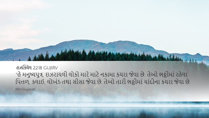 હઝકિયેલ 22:18 GUJIRV Bible Verse Image