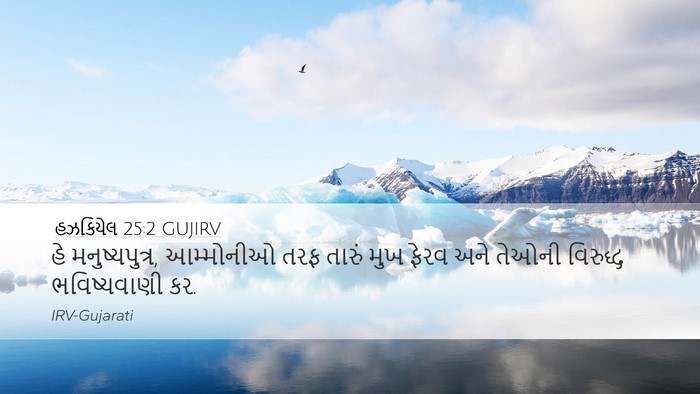 હઝકિયેલ 25:2 GUJIRV Bible Verse Image