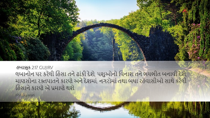 હબાક્કુક 2:17 GUJIRV Bible Verse Image