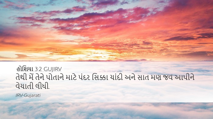 હોશિયા 3:2 GUJIRV Bible Verse Image
