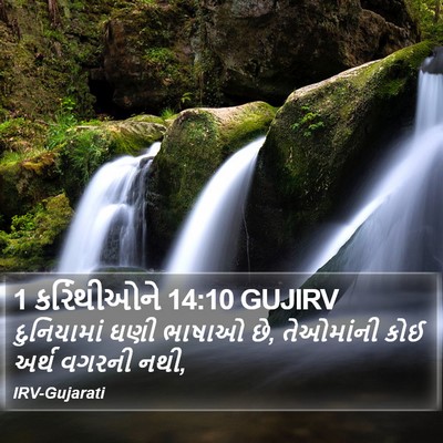 1 કરિંથીઓને 14:10 GUJIRV Bible Verse Image