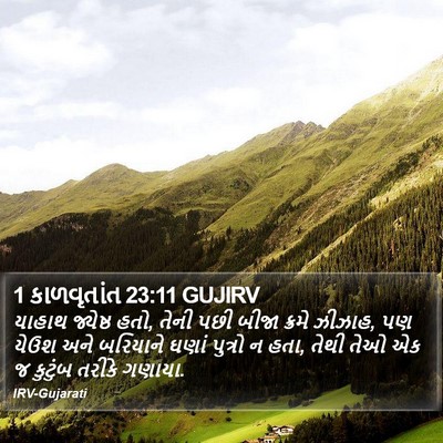 1 કાળવૃતાંત 23:11 GUJIRV Bible Verse Image