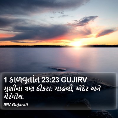1 કાળવૃતાંત 23:23 GUJIRV Bible Verse Image
