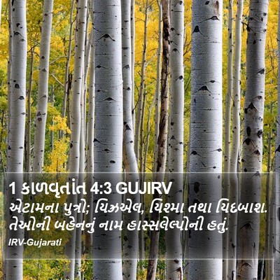 1 કાળવૃતાંત 4:3 GUJIRV Bible Verse Image