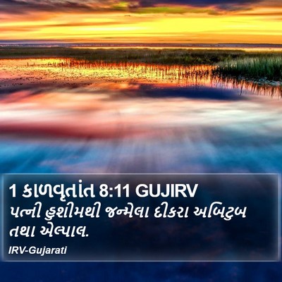 1 કાળવૃતાંત 8:11 GUJIRV Bible Verse Image