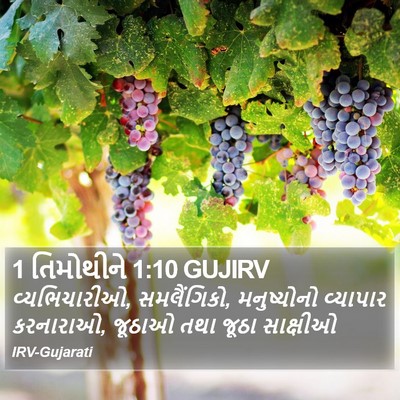 1 તિમોથીને 1:10 GUJIRV Bible Verse Image