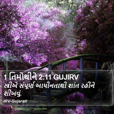 1 તિમોથીને 2:11 GUJIRV Bible Verse Image