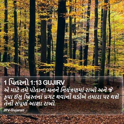 1 પિતરનો 1:13 GUJIRV Bible Verse Image