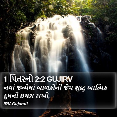 1 પિતરનો 2:2 GUJIRV Bible Verse Image