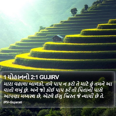 1 યોહાનનો 2:1 GUJIRV Bible Verse Image