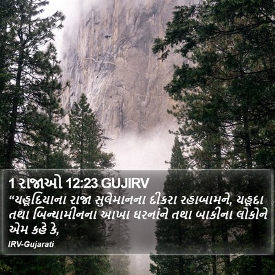 1 રાજાઓ 12:23 GUJIRV Bible Verse Image
