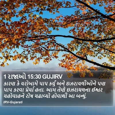 1 રાજાઓ 15:30 GUJIRV Bible Verse Image