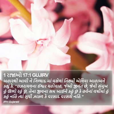 1 રાજાઓ 17:1 GUJIRV Bible Verse Image