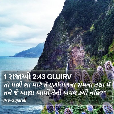 1 રાજાઓ 2:43 GUJIRV Bible Verse Image