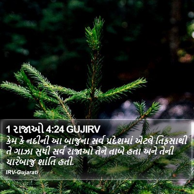 1 રાજાઓ 4:24 GUJIRV Bible Verse Image