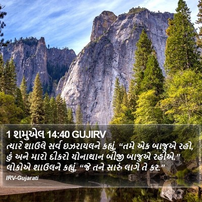 1 શમુએલ 14:40 GUJIRV Bible Verse Image