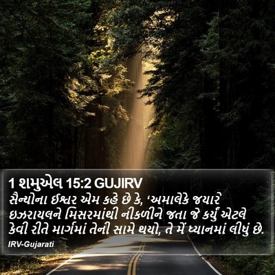 1 શમુએલ 15:2 GUJIRV Bible Verse Image