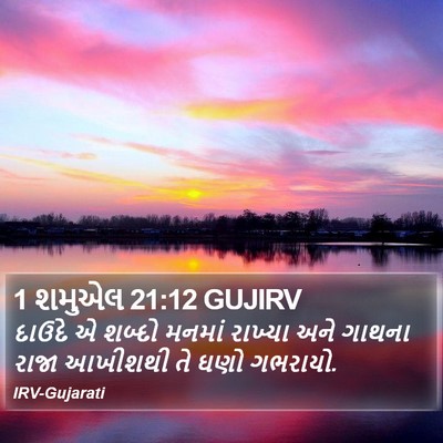 1 શમુએલ 21:12 GUJIRV Bible Verse Image