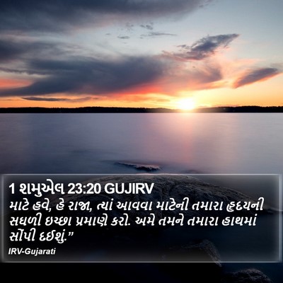 1 શમુએલ 23:20 GUJIRV Bible Verse Image