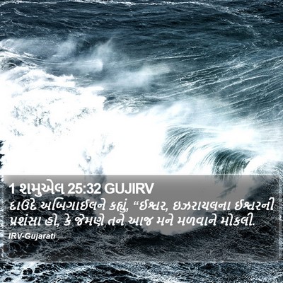 1 શમુએલ 25:32 GUJIRV Bible Verse Image