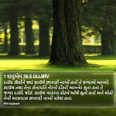 1 શમુએલ 26:5 GUJIRV Bible Verse Image