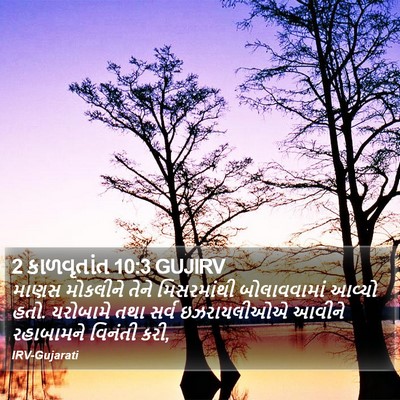 2 કાળવૃતાંત 10:3 GUJIRV Bible Verse Image