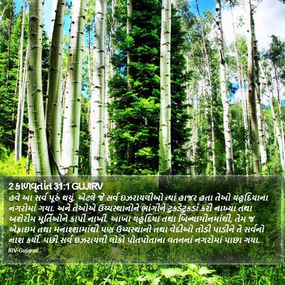 2 કાળવૃતાંત 31:1 GUJIRV Bible Verse Image