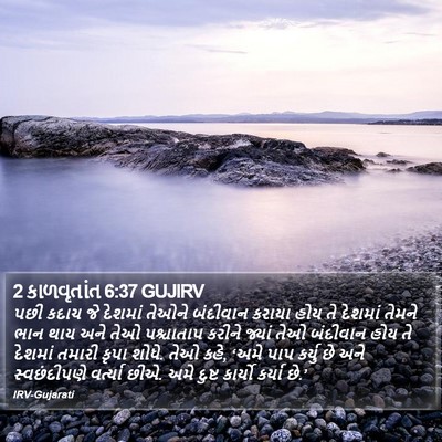 2 કાળવૃતાંત 6:37 GUJIRV Bible Verse Image