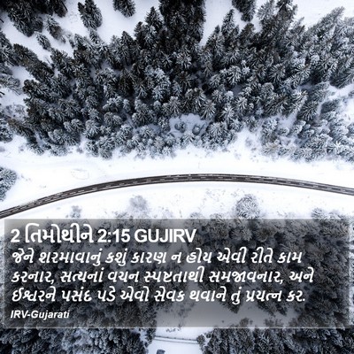 2 તિમોથીને 2:15 GUJIRV Bible Verse Image