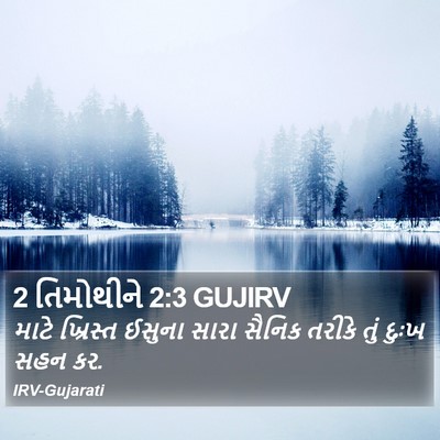 2 તિમોથીને 2:3 GUJIRV Bible Verse Image