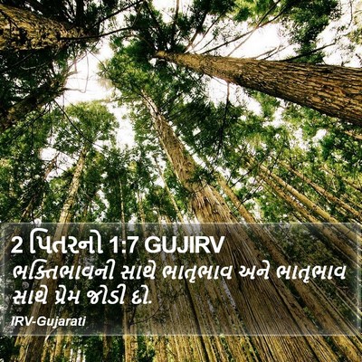 2 પિતરનો 1:7 GUJIRV Bible Verse Image