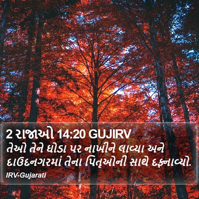2 રાજાઓ 14:20 GUJIRV Bible Verse Image