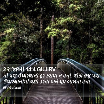 2 રાજાઓ 14:4 GUJIRV Bible Verse Image