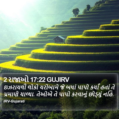 2 રાજાઓ 17:22 GUJIRV Bible Verse Image
