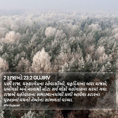 2 રાજાઓ 23:2 GUJIRV Bible Verse Image
