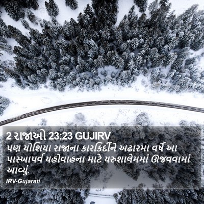 2 રાજાઓ 23:23 GUJIRV Bible Verse Image
