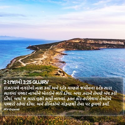 2 રાજાઓ 3:25 GUJIRV Bible Verse Image