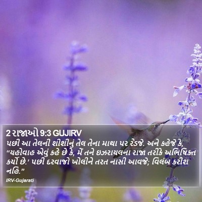 2 રાજાઓ 9:3 GUJIRV Bible Verse Image