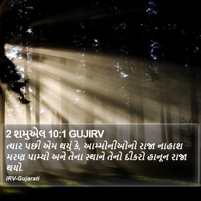 2 શમુએલ 10:1 GUJIRV Bible Verse Image