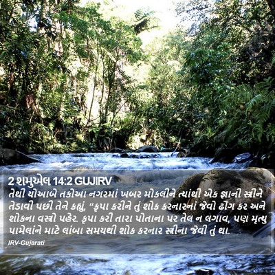 2 શમુએલ 14:2 GUJIRV Bible Verse Image