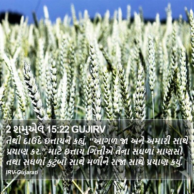 2 શમુએલ 15:22 GUJIRV Bible Verse Image