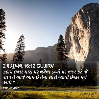 2 શમુએલ 16:12 GUJIRV Bible Verse Image