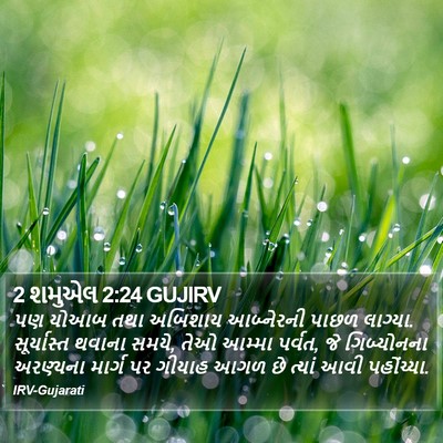 2 શમુએલ 2:24 GUJIRV Bible Verse Image