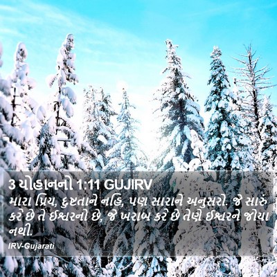 3 યોહાનનો 1:11 GUJIRV Bible Verse Image