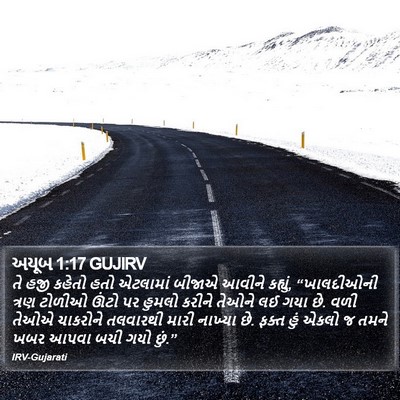 અયૂબ 1:17 GUJIRV Bible Verse Image