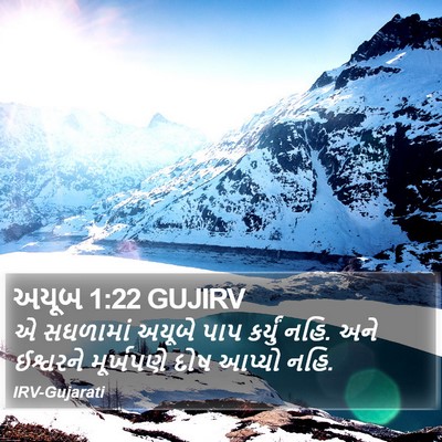અયૂબ 1:22 GUJIRV Bible Verse Image