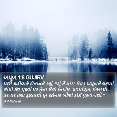 અયૂબ 1:8 GUJIRV Bible Verse Image