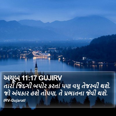 અયૂબ 11:17 GUJIRV Bible Verse Image