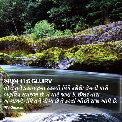 અયૂબ 11:6 GUJIRV Bible Verse Image